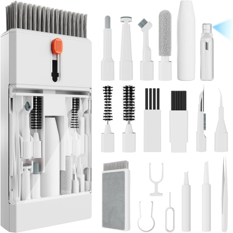 Electight Laptop Cleaning Kit Keyboard Cleaner Brush, 22-in-1 Multi-Function Laptop Cleaner Tool for MacBook, Phone, Headphone, Earbuds, Camera Lens and Other Electronic Device, All-in-one with Upgrade - Image 1